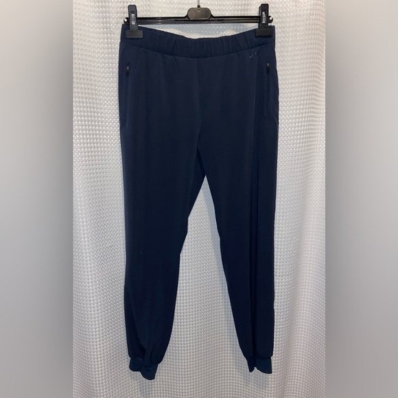 Lole Pants - LOLE navy blue activewear joggers with zipped pockets size medium